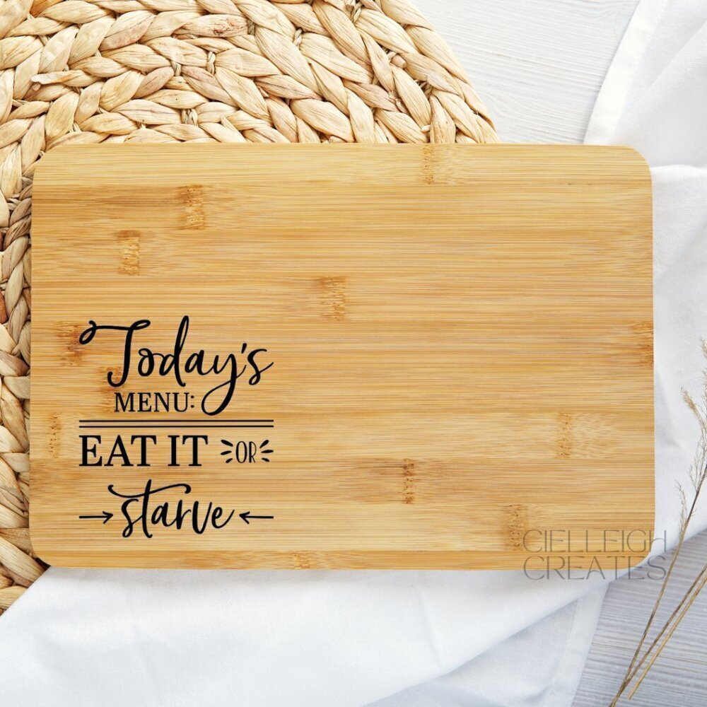 Individual Charcuterie board - Today's Menu, Eat it Or Starve